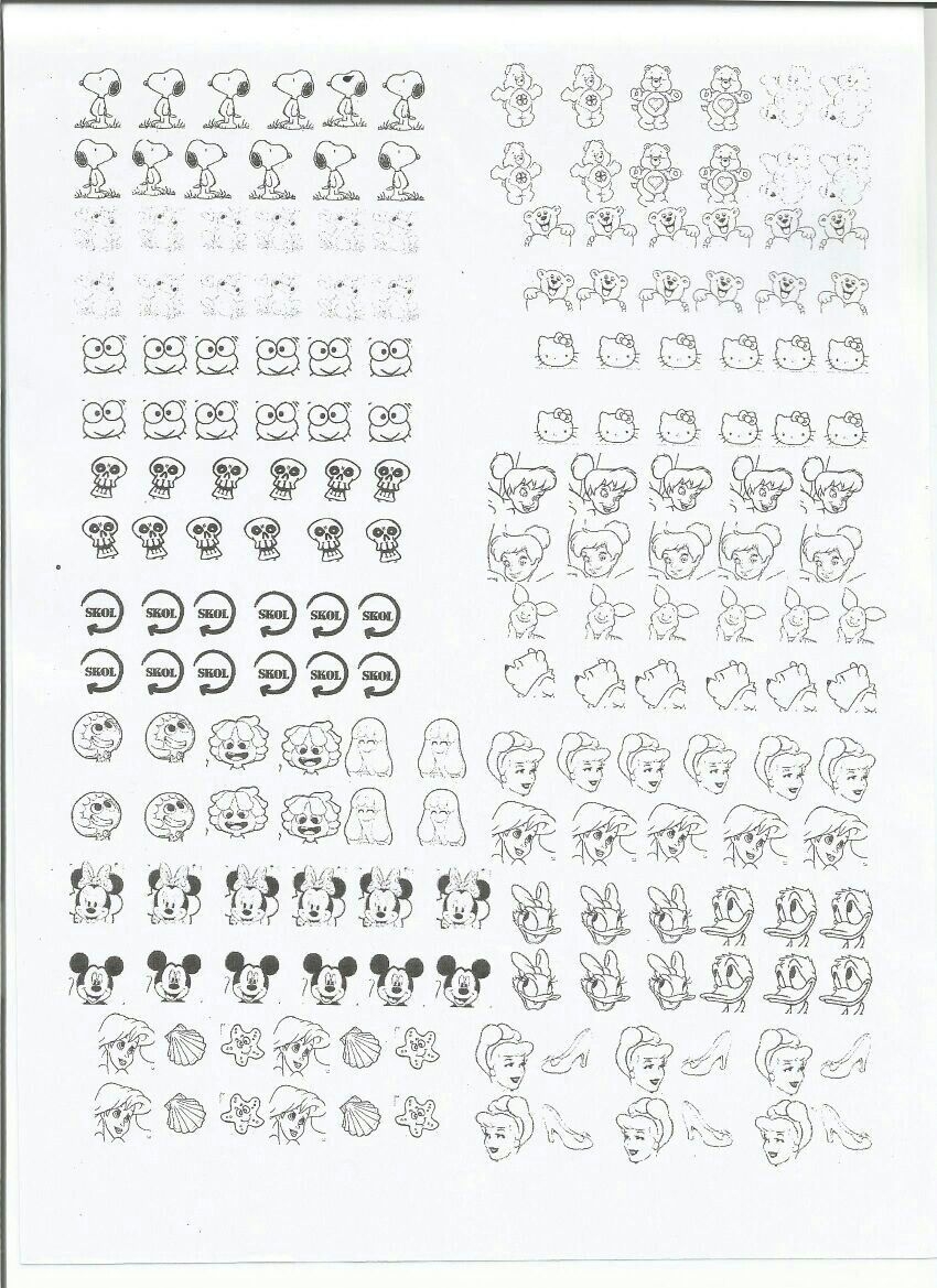 12 Nail Art Practice Sheets Ideas Printable Nail Art Practice 
