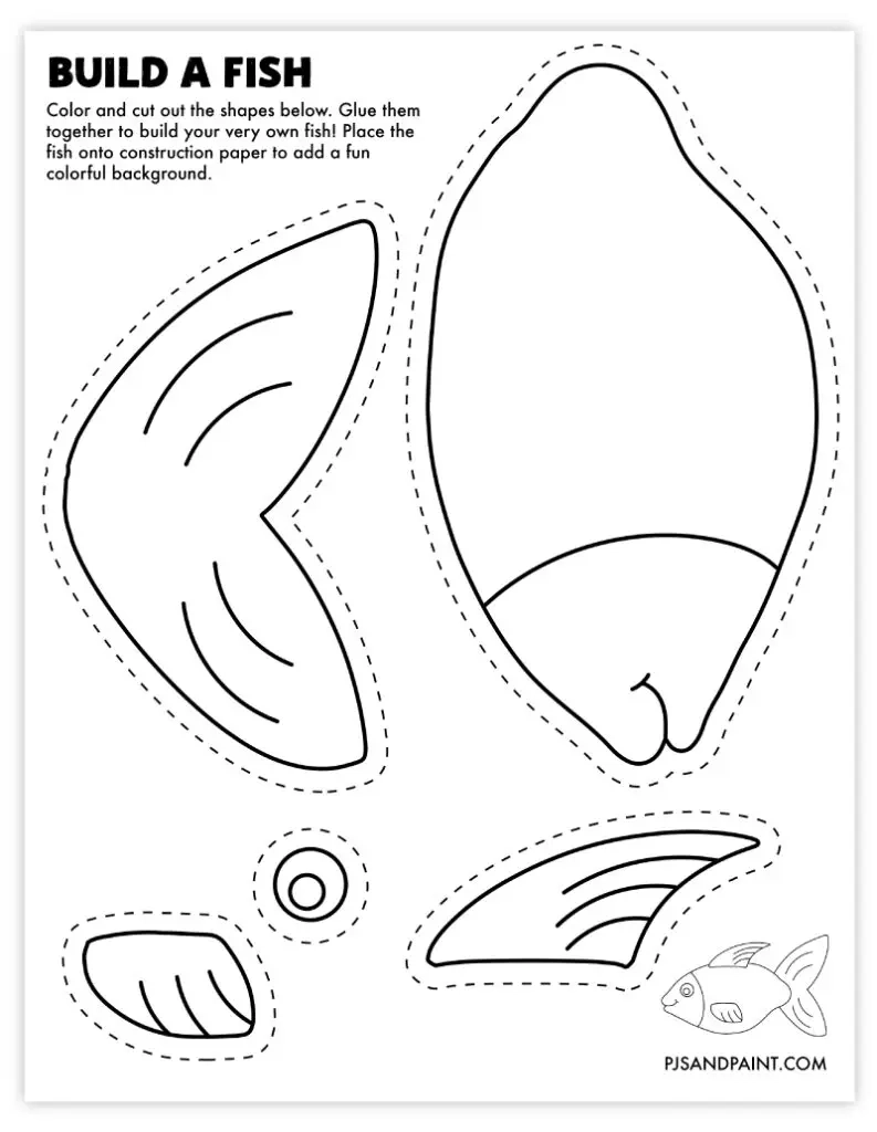 120 Free Printable Build Your Own Crafts Pjs And Paint