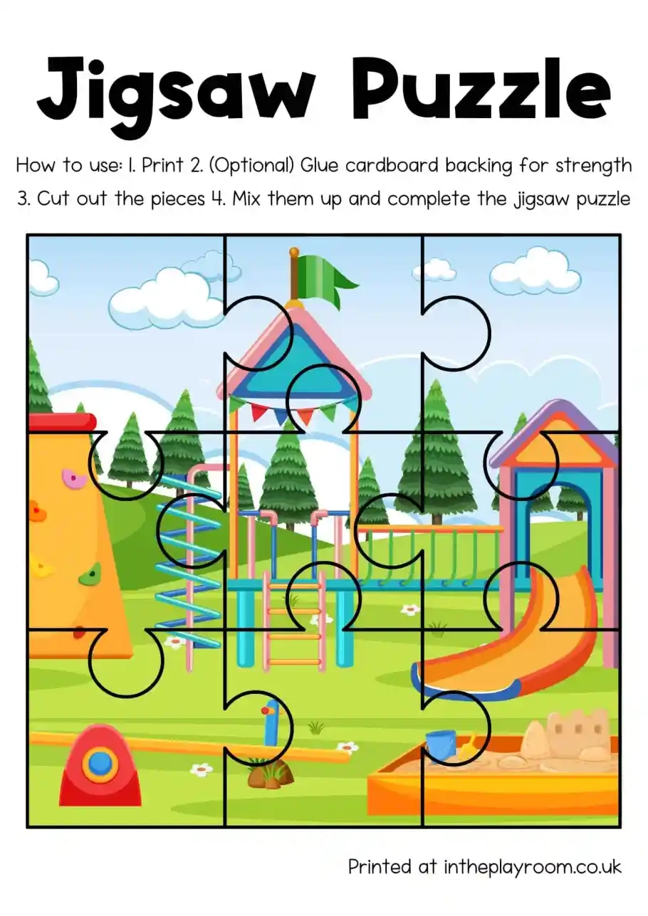 Free Printable Puzzles For Kindergarten