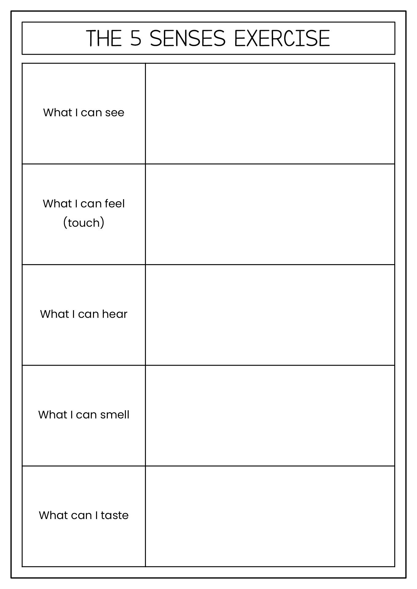 Group Recovery Worksheets Printable