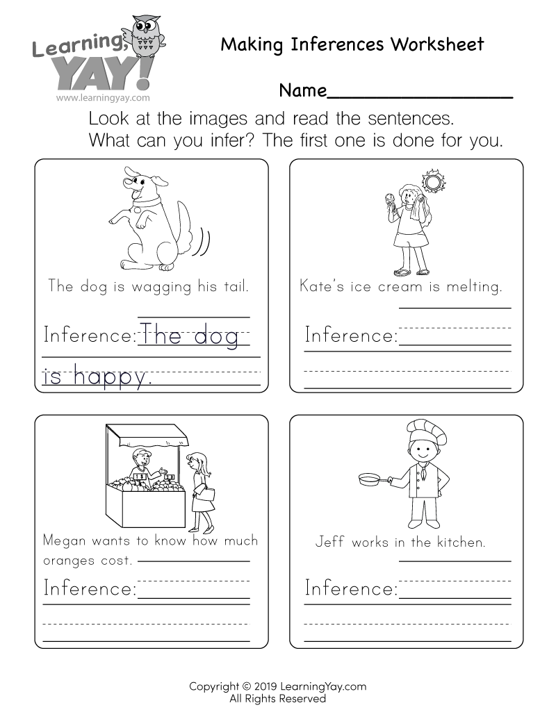 Reading Worksheets Printable Grade 1