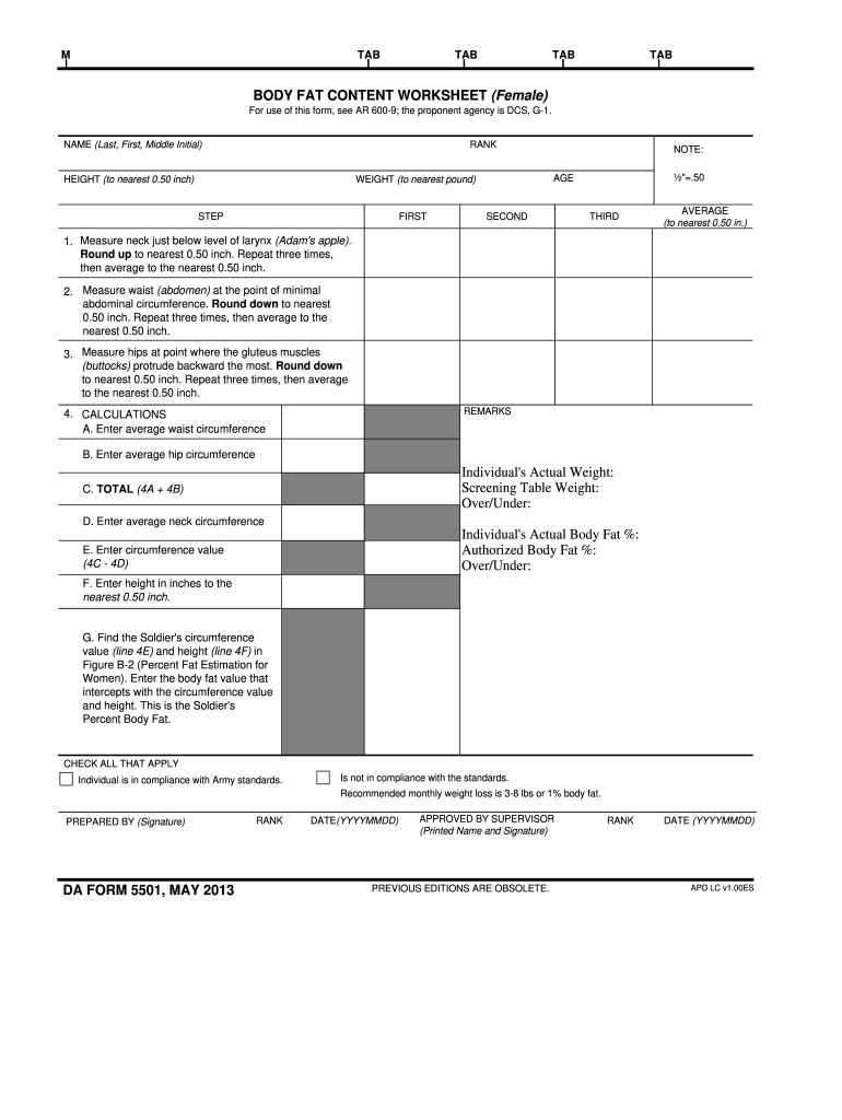 Da Form 5500 Printable
