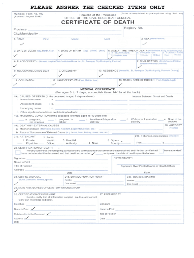 St 103 Form Printable
