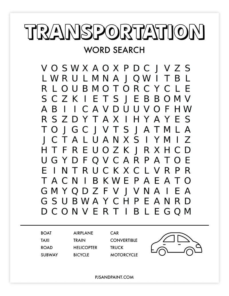 Printable Word Find Puzzles For Adults