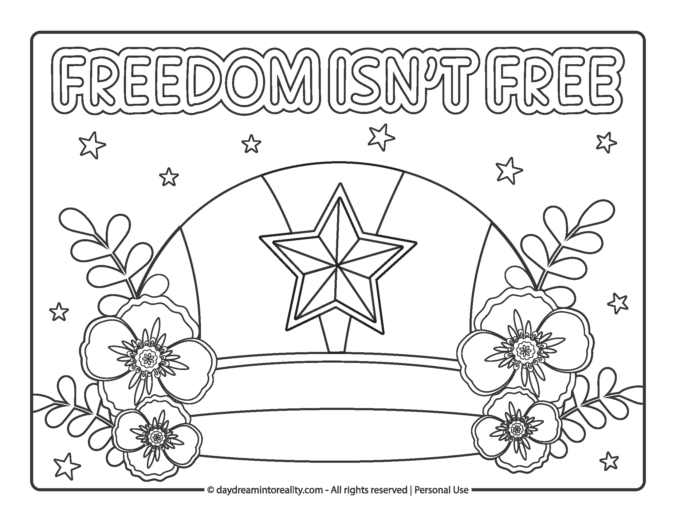 25 Free Memorial Day Coloring Pages Printable PDFs Daydream 