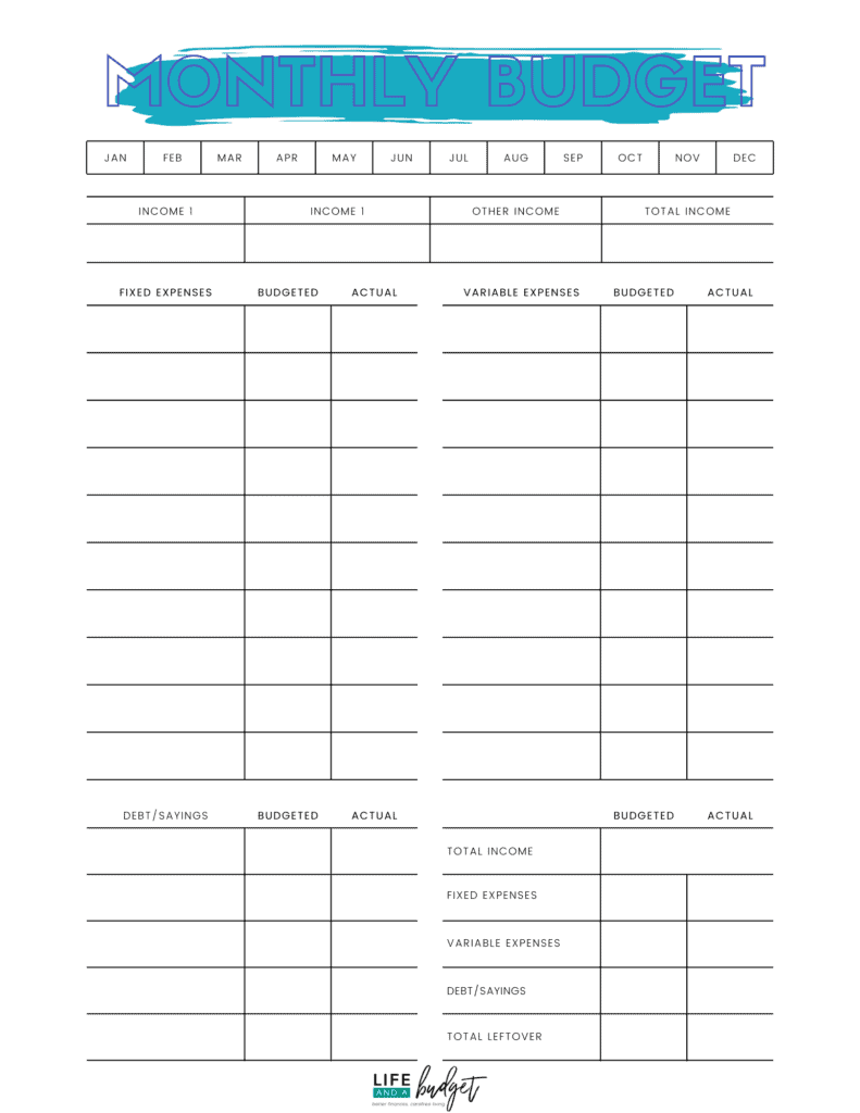 27 Free Printable Budget Templates To Use In 2024 