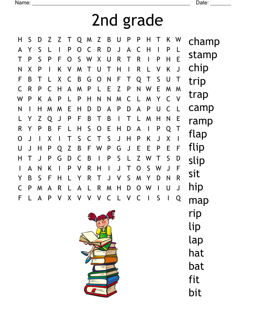 2nd Grade Sight Word List 2 Word Search WordMint