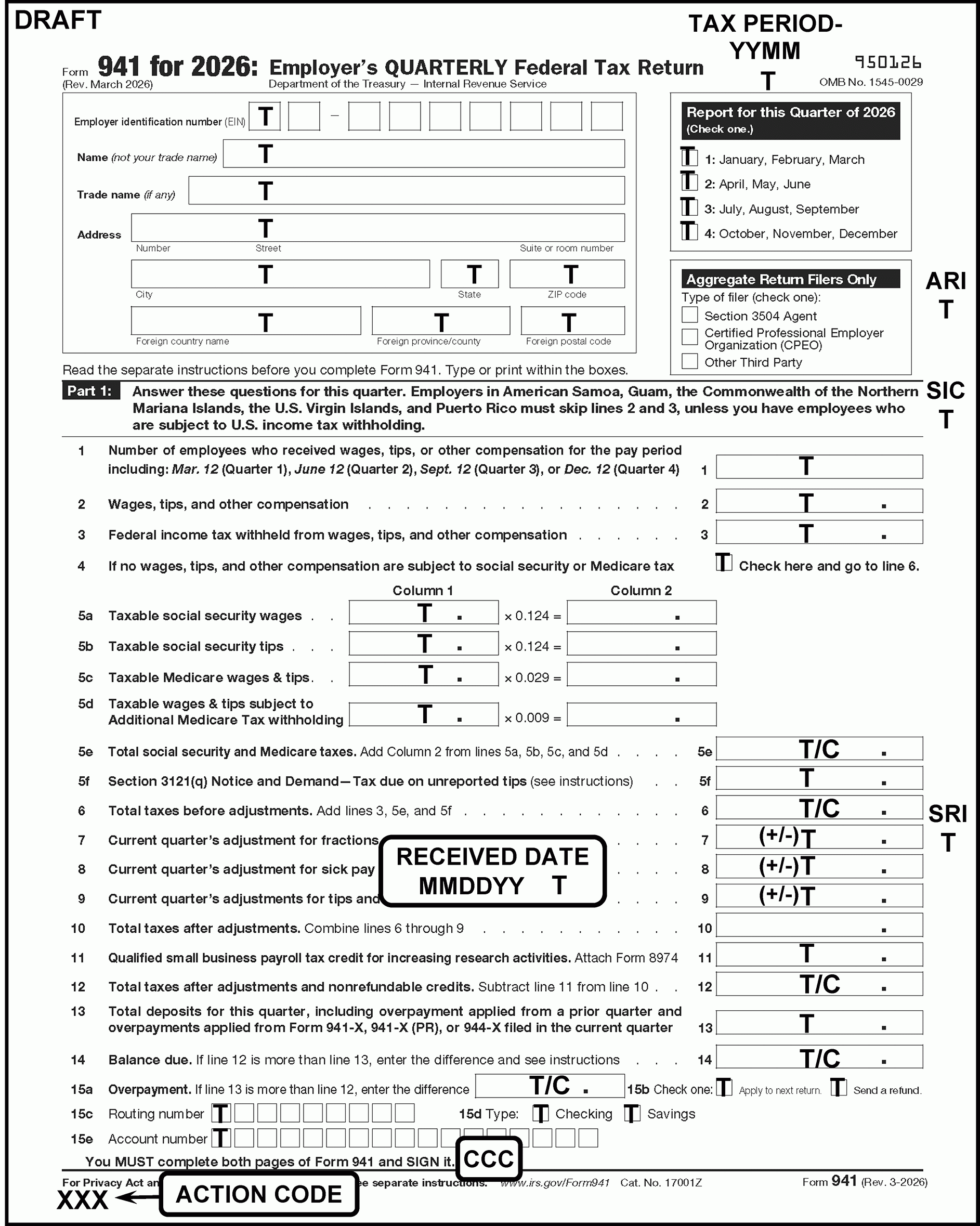 Irs Form 941