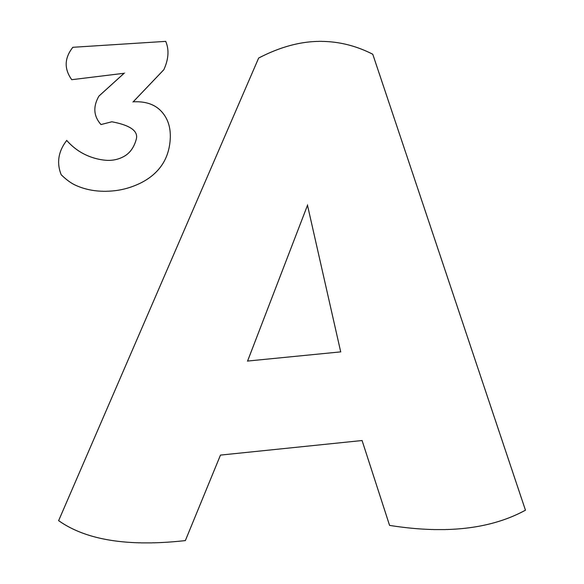 3 Inch Bubble Letters 10 Free PDF Printables Printablee
