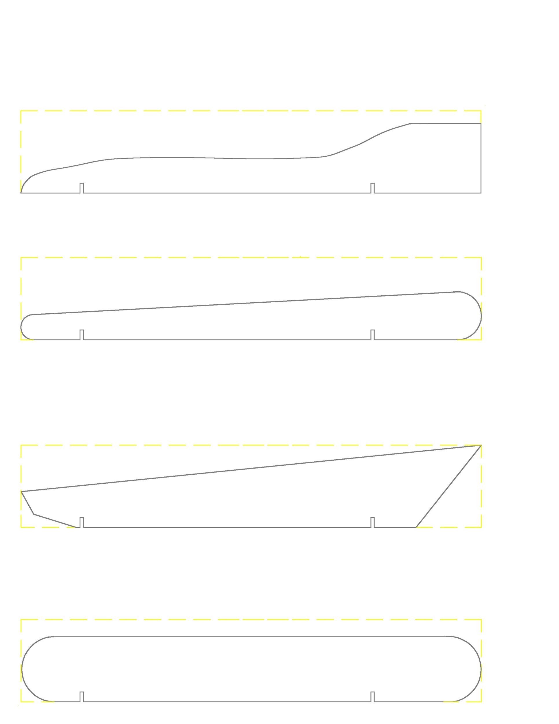 Fastest Pinewood Printable Cut Out Pinewood Derby Templates