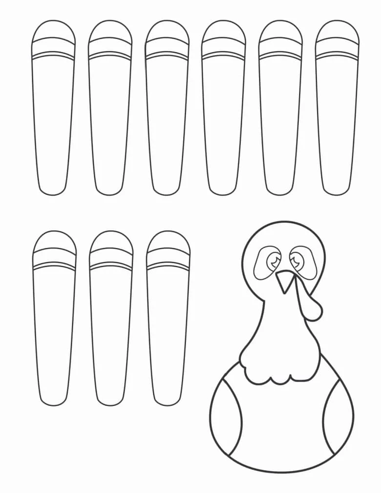 4 Free Turkey Template Printables