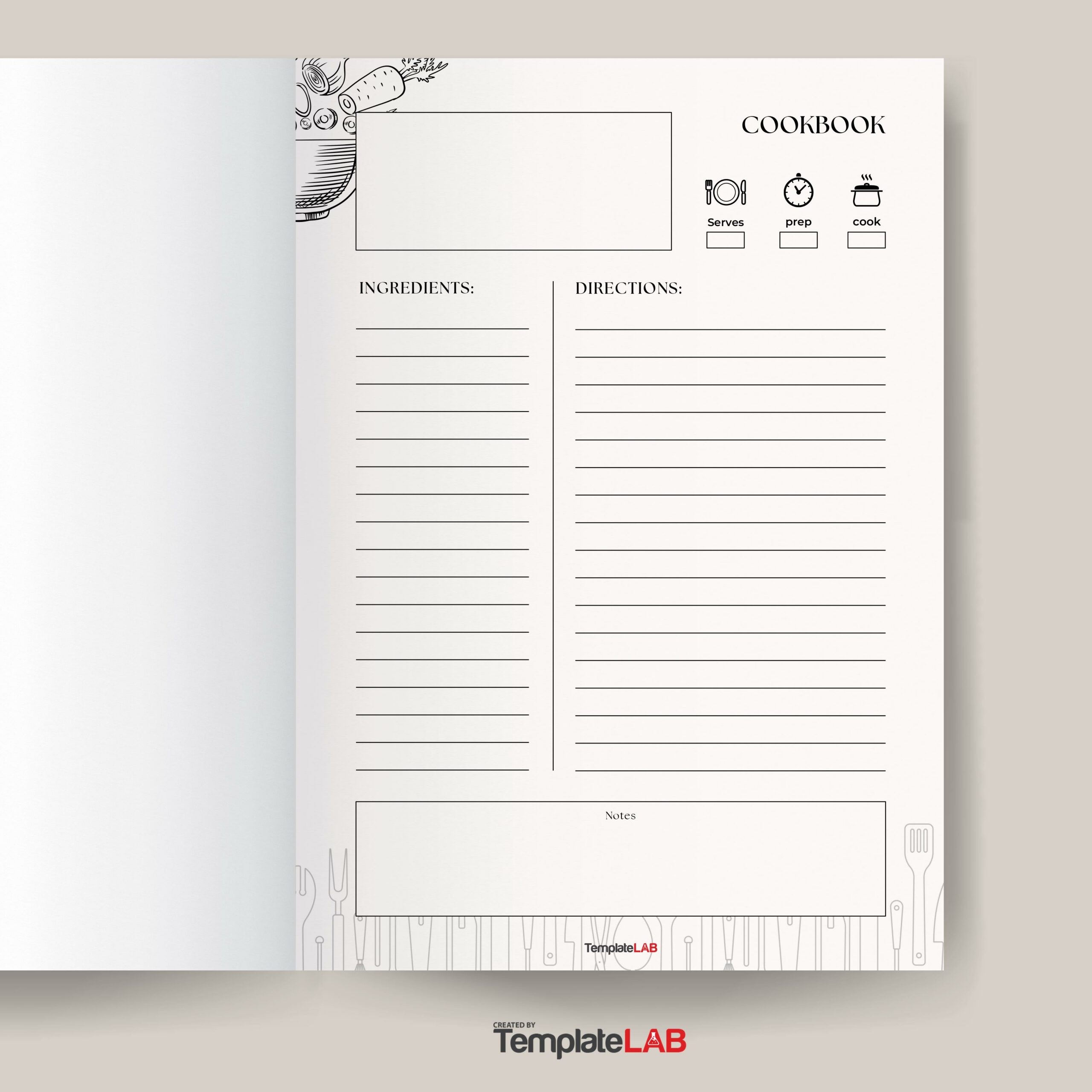 42 Perfect Cookbook Templates Recipe Book amp Recipe Cards 