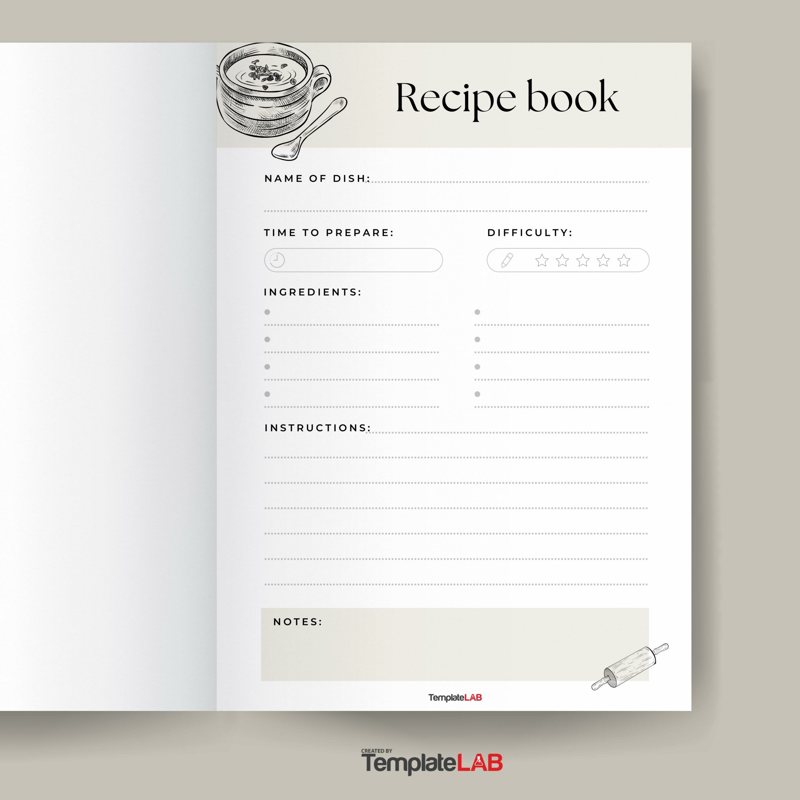 Free Printable Recipe Templates