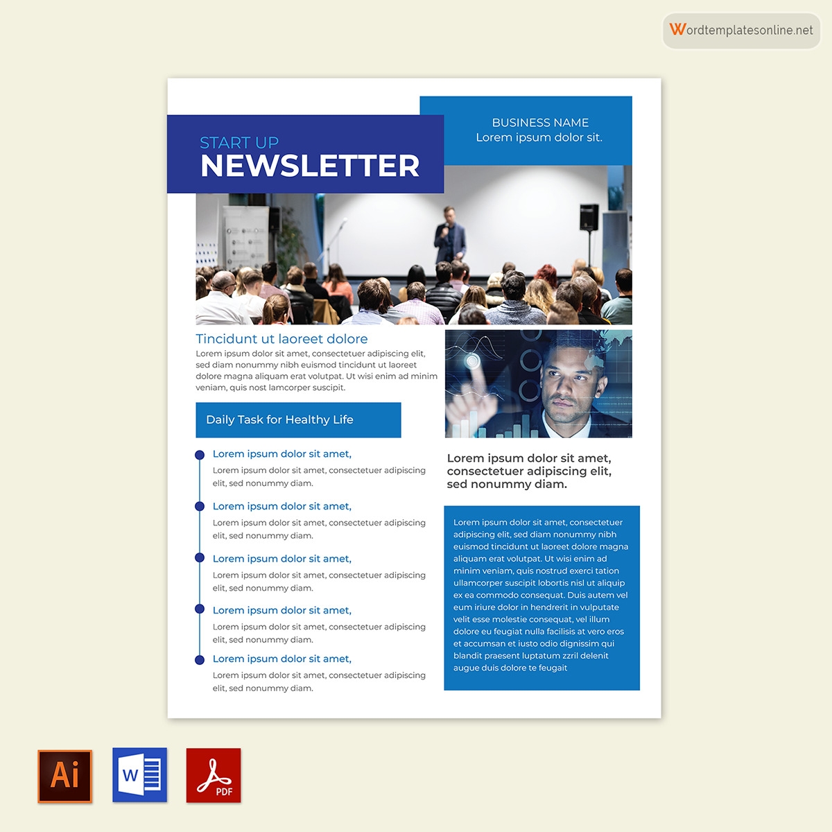 46 FREE Printable Newsletter Templates for Word PDF 