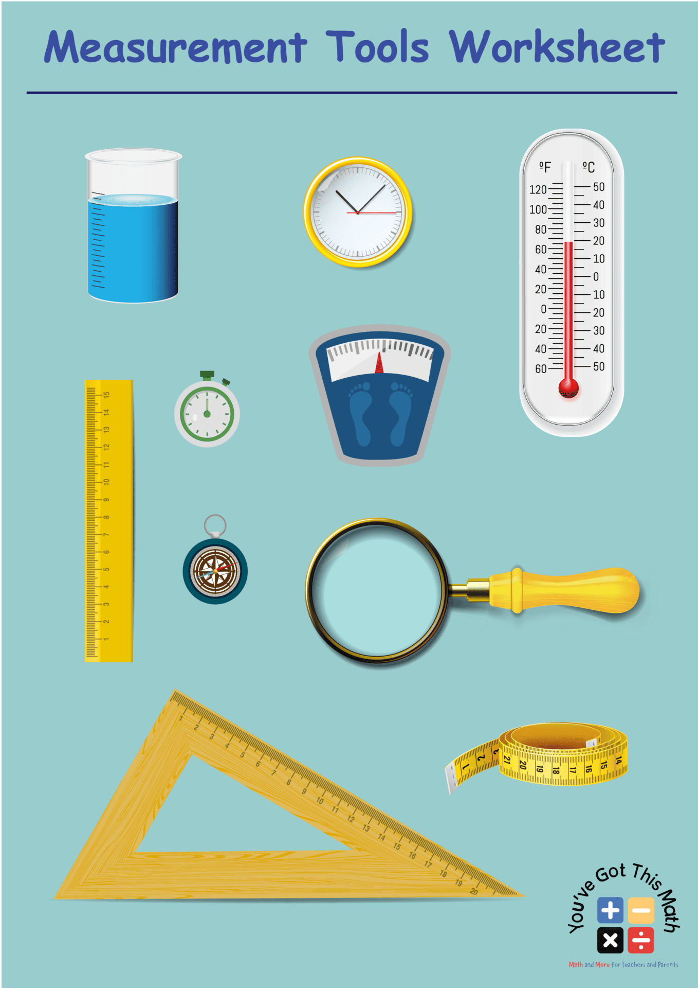 5 Measurement Tools Worksheet 20 Free Pages