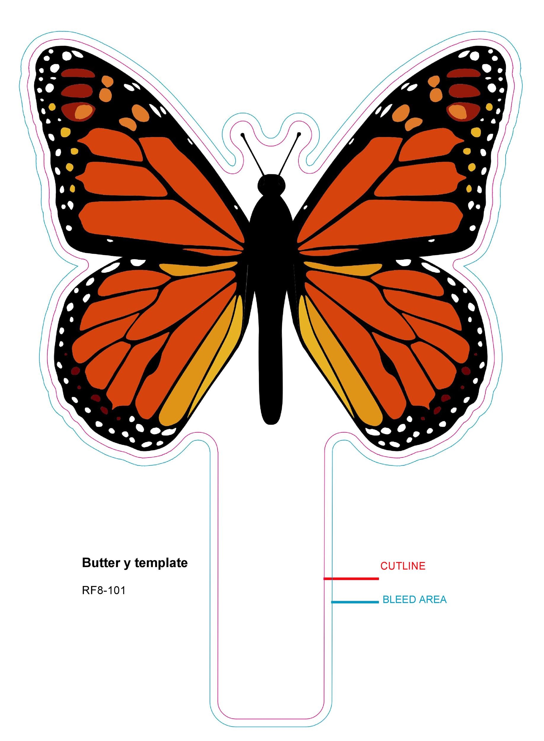 50 Printable amp Cut Out Butterfly Templates TemplateLab