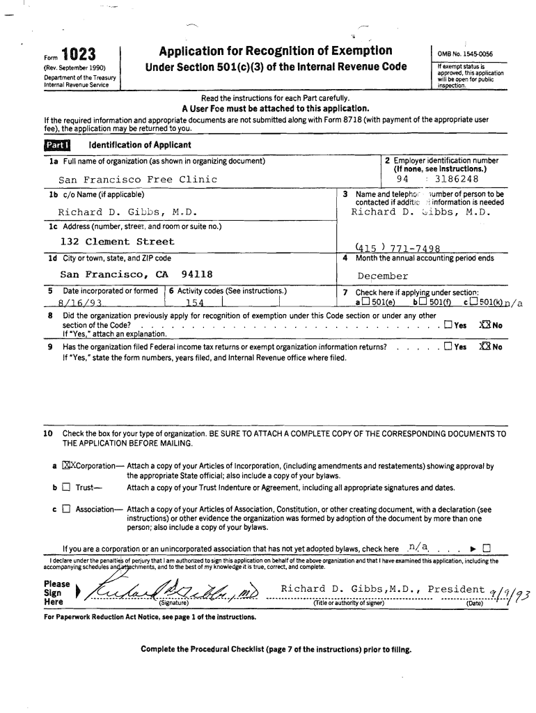 501c3 Form Pdf Fill Online Printable Fillable Blank PdfFiller