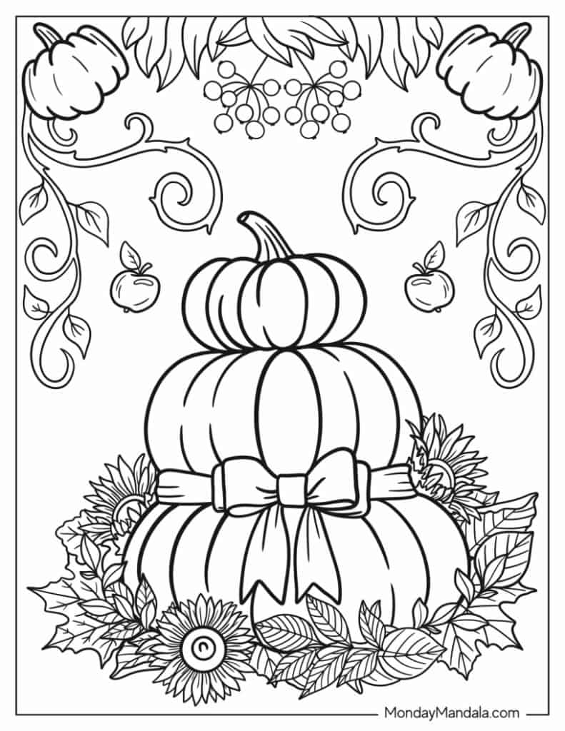 68 Autumn amp Fall Coloring Pages Free PDF Printables Worksheets 