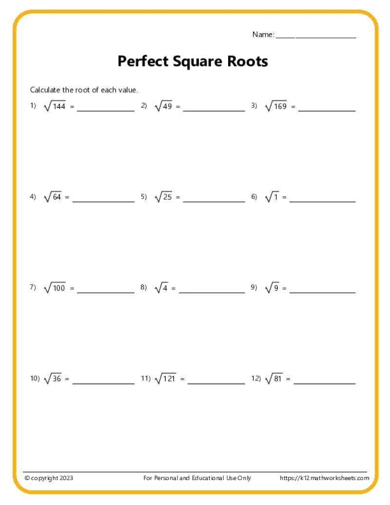 6th Grade Algebra Worksheets