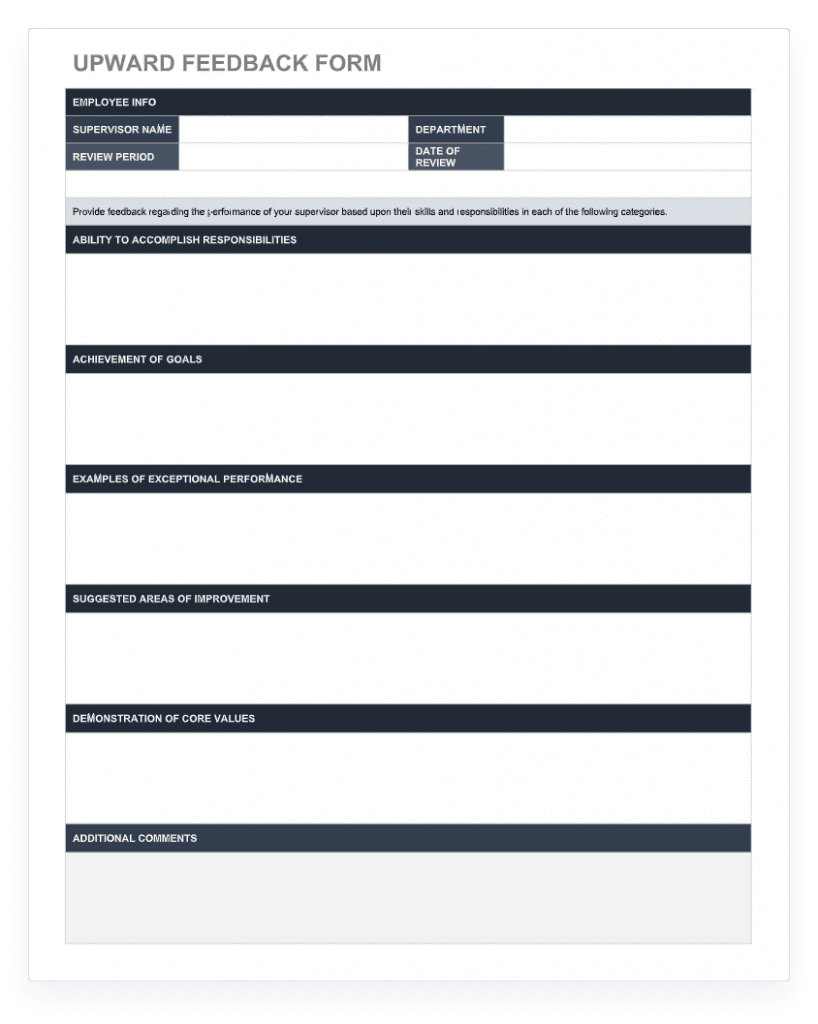70 Free Employee Performance Review Templates Word PDF 