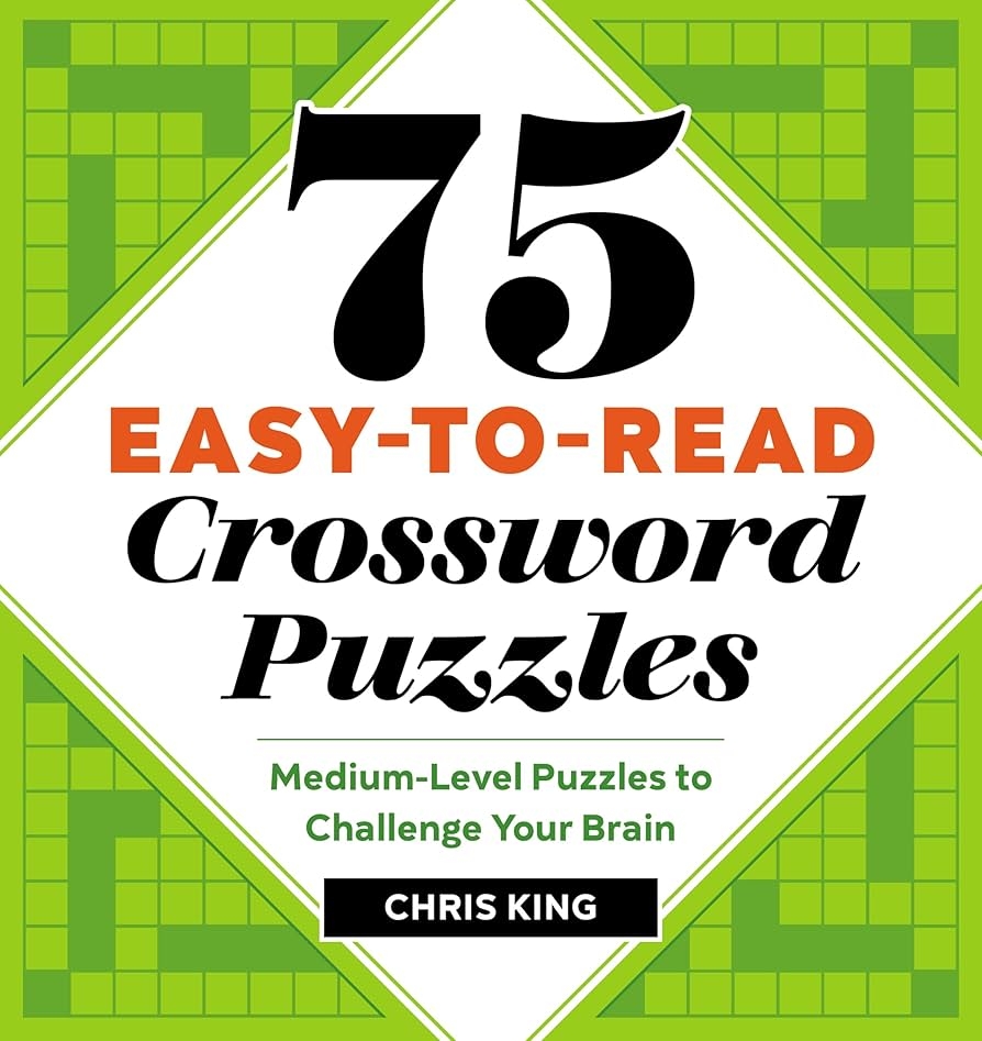 75 Easy to Read Crossword Puzzles Medium Level Puzzles To 