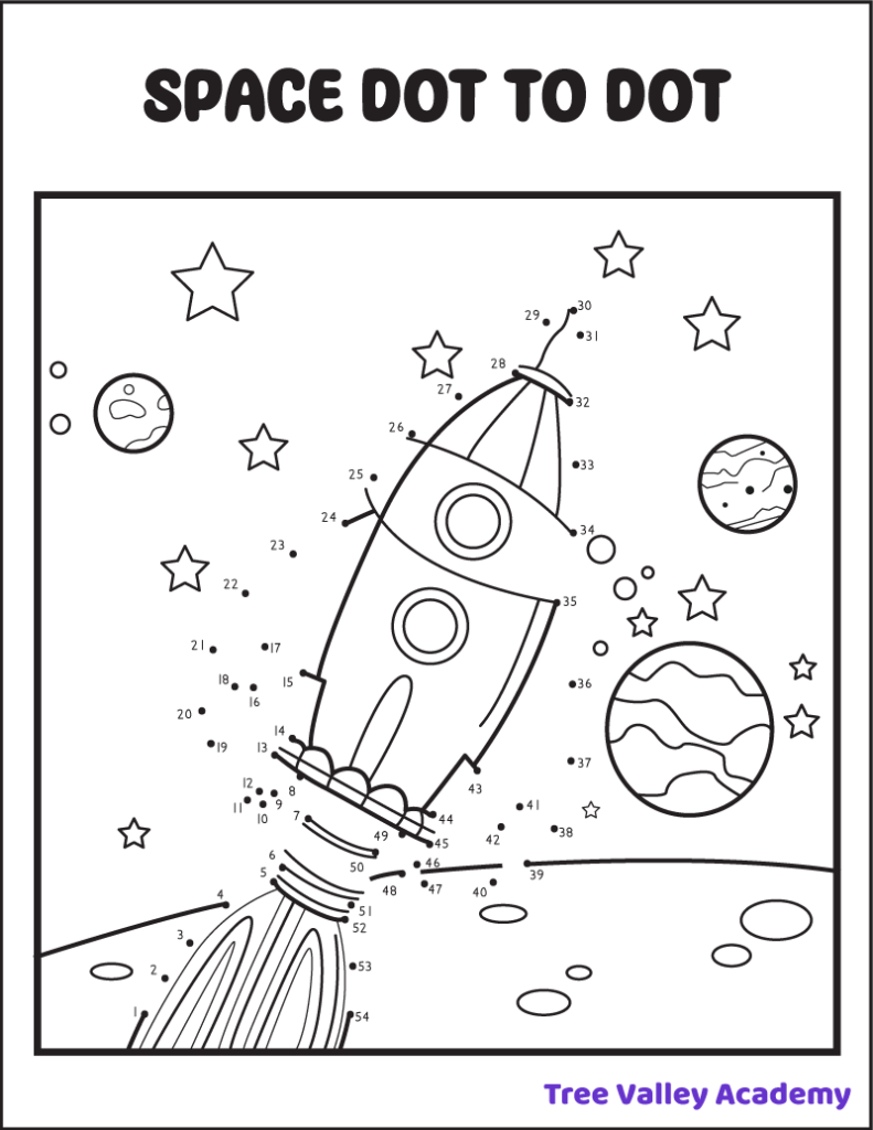 Free Printable Space Worksheets For Preschool