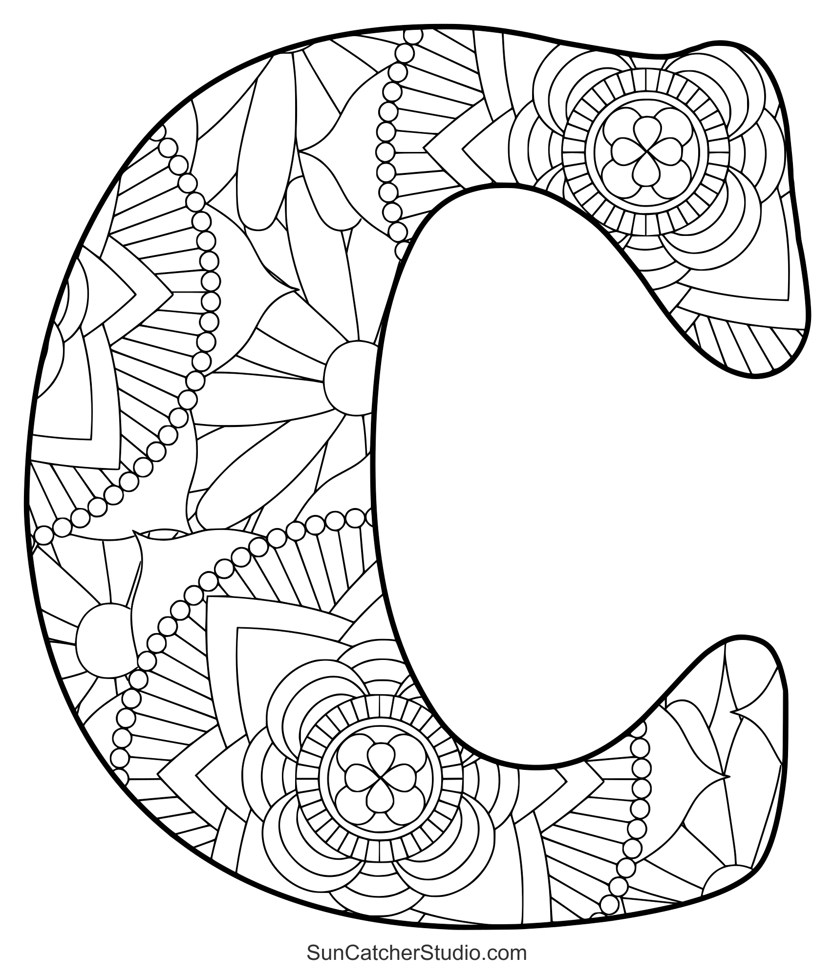Printable Letters For Coloring