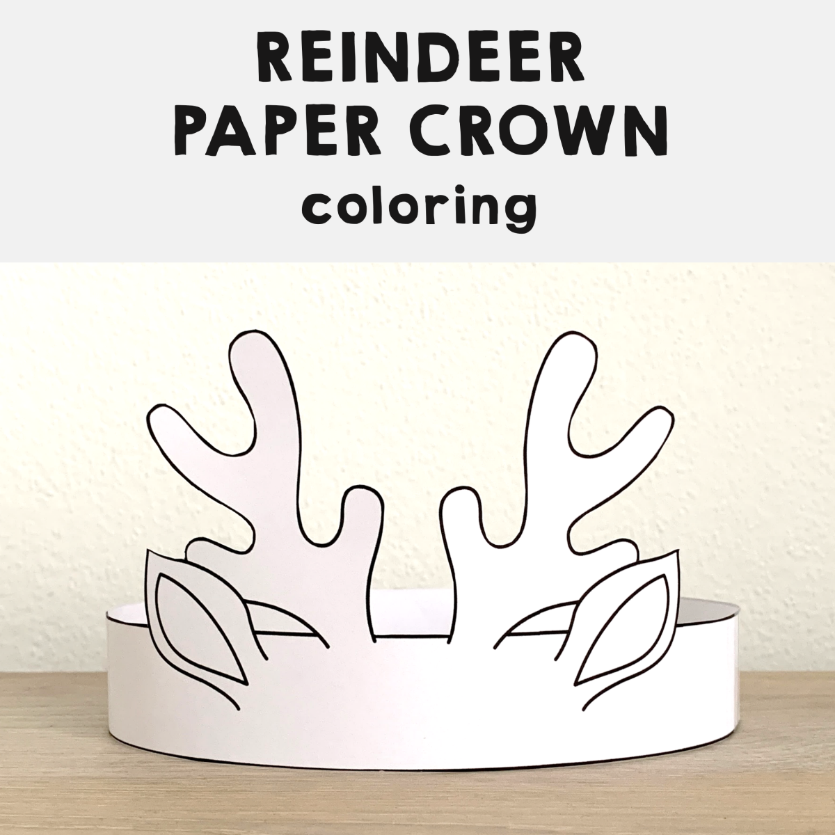 Antler Template Printable