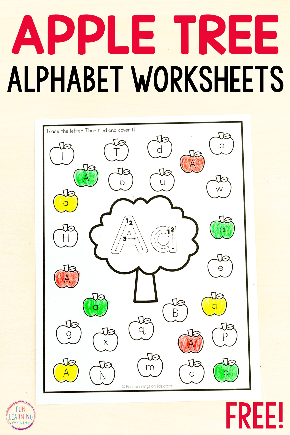 Apple Worksheets For Preschool Free