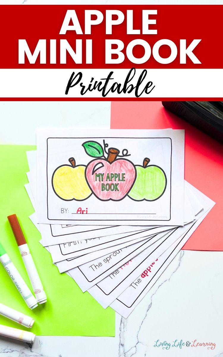 Apple Mini Book Printable Creative Learning For Young Minds