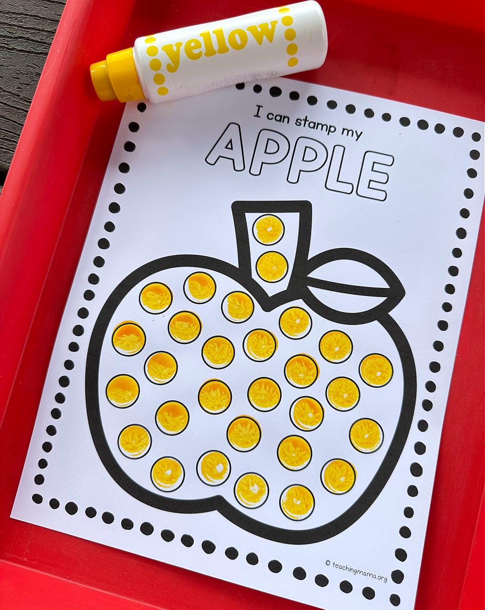 Apple Printables For Preschoolers Teaching Mama