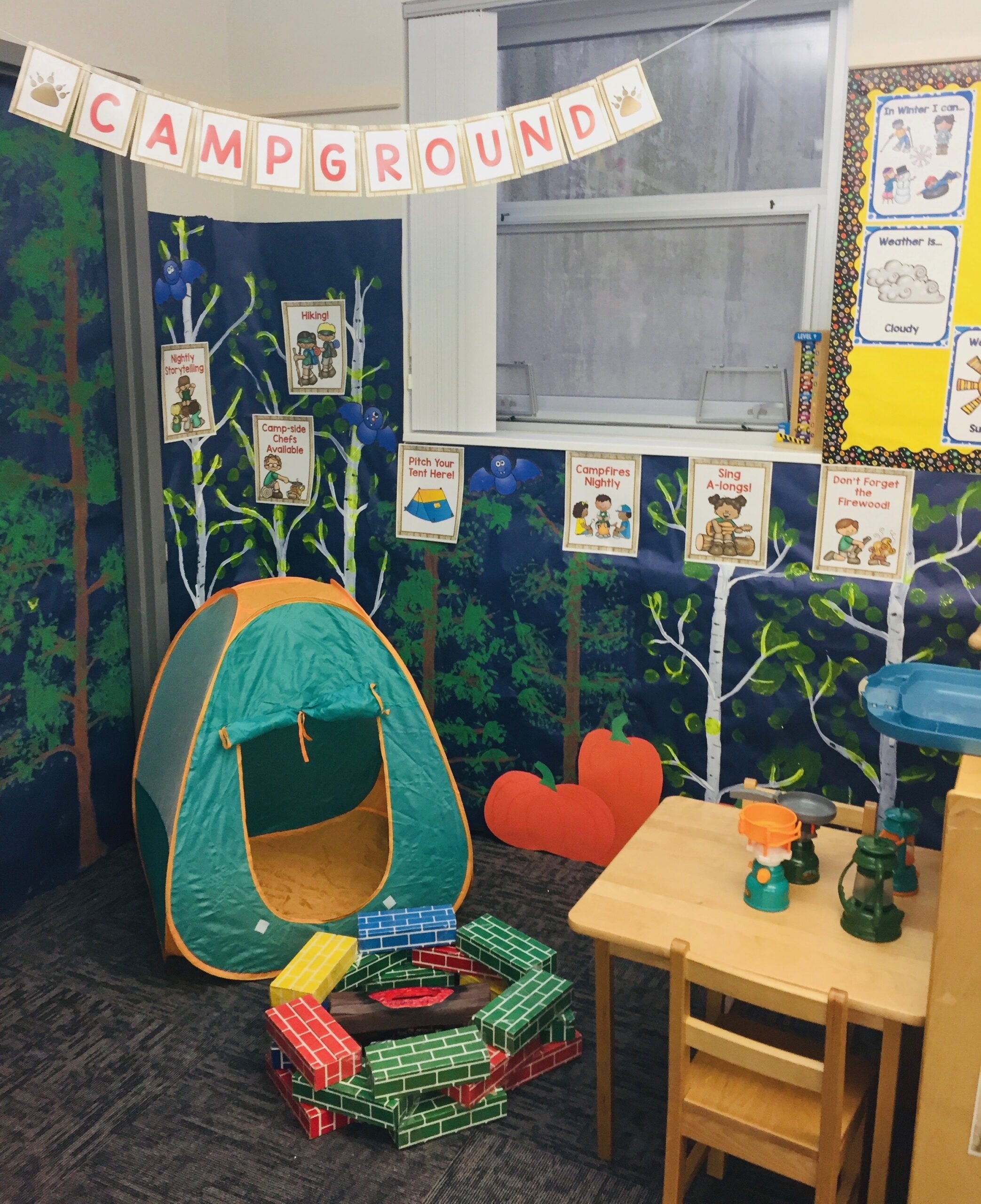 Preschool Classroom Camping Printables