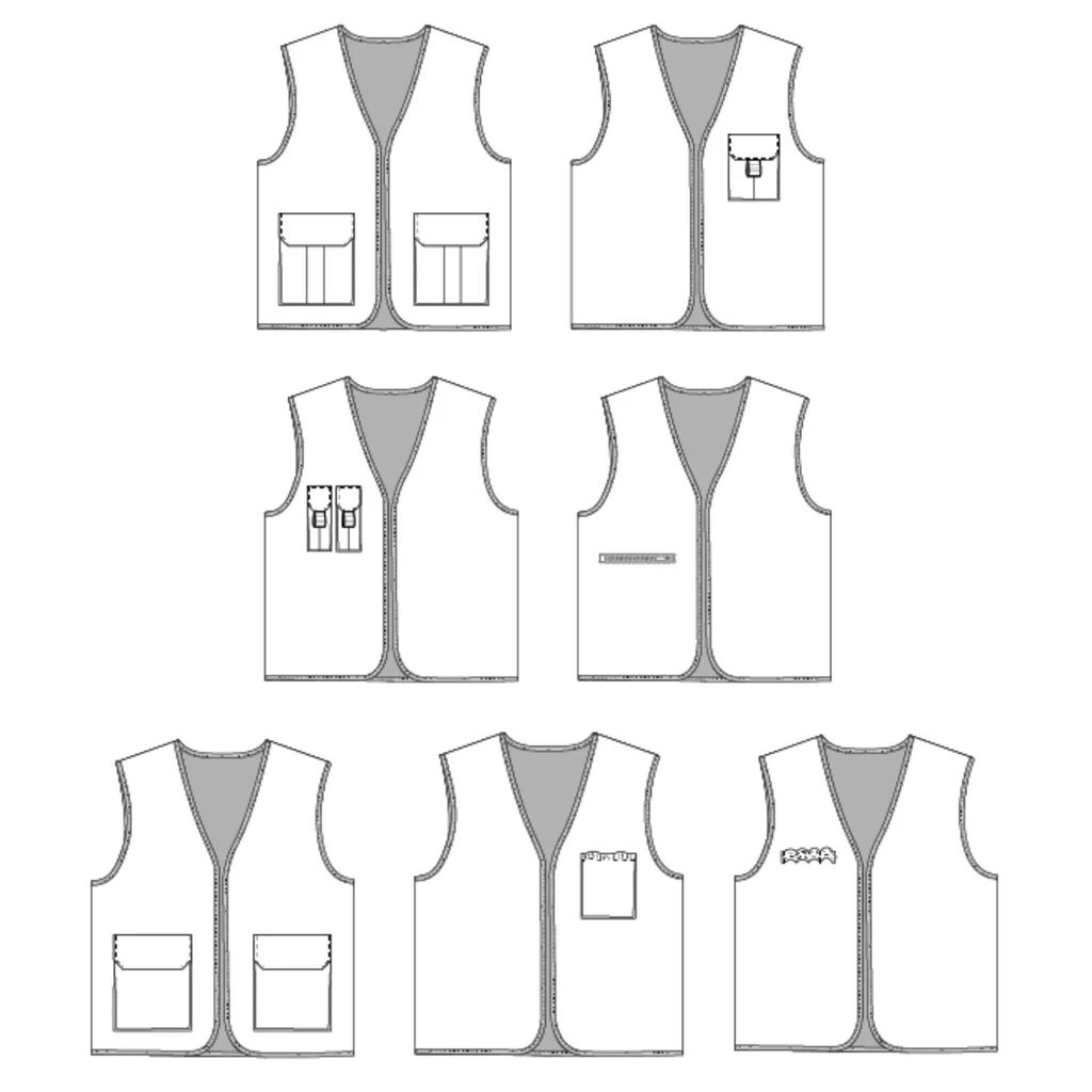 Template Printable Vest Pattern
