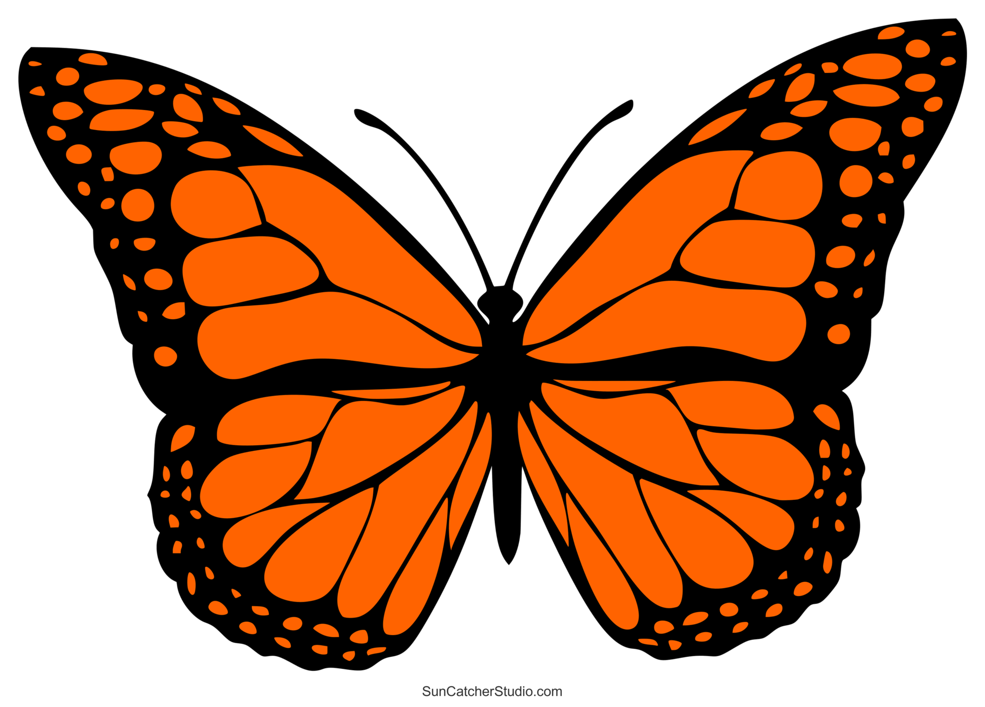 Butterfly SVG Files Printable Templates Patterns amp Clipart 