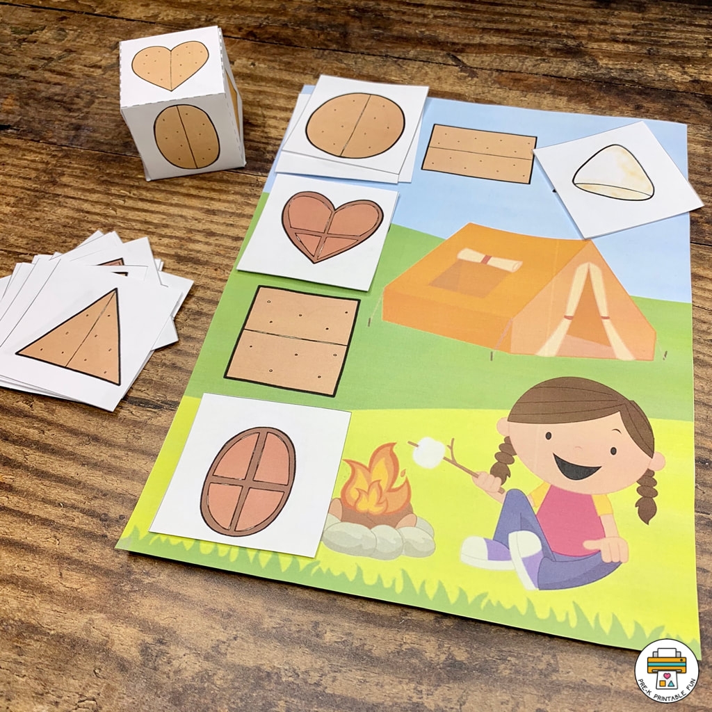 Camping Activity Pack Pre K Printable Fun