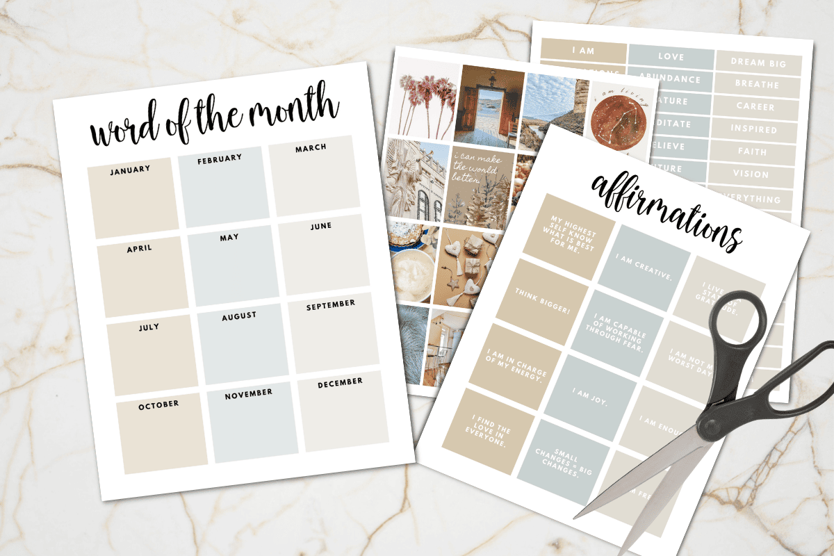 Change Your Life With These Free Vision Board Printables Carrie Elle