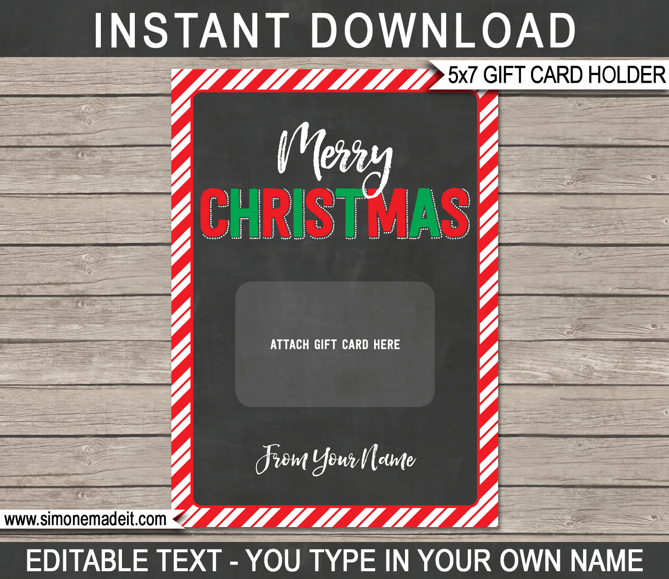 Christmas Gift Card Holder Christmas Gift Card Holder