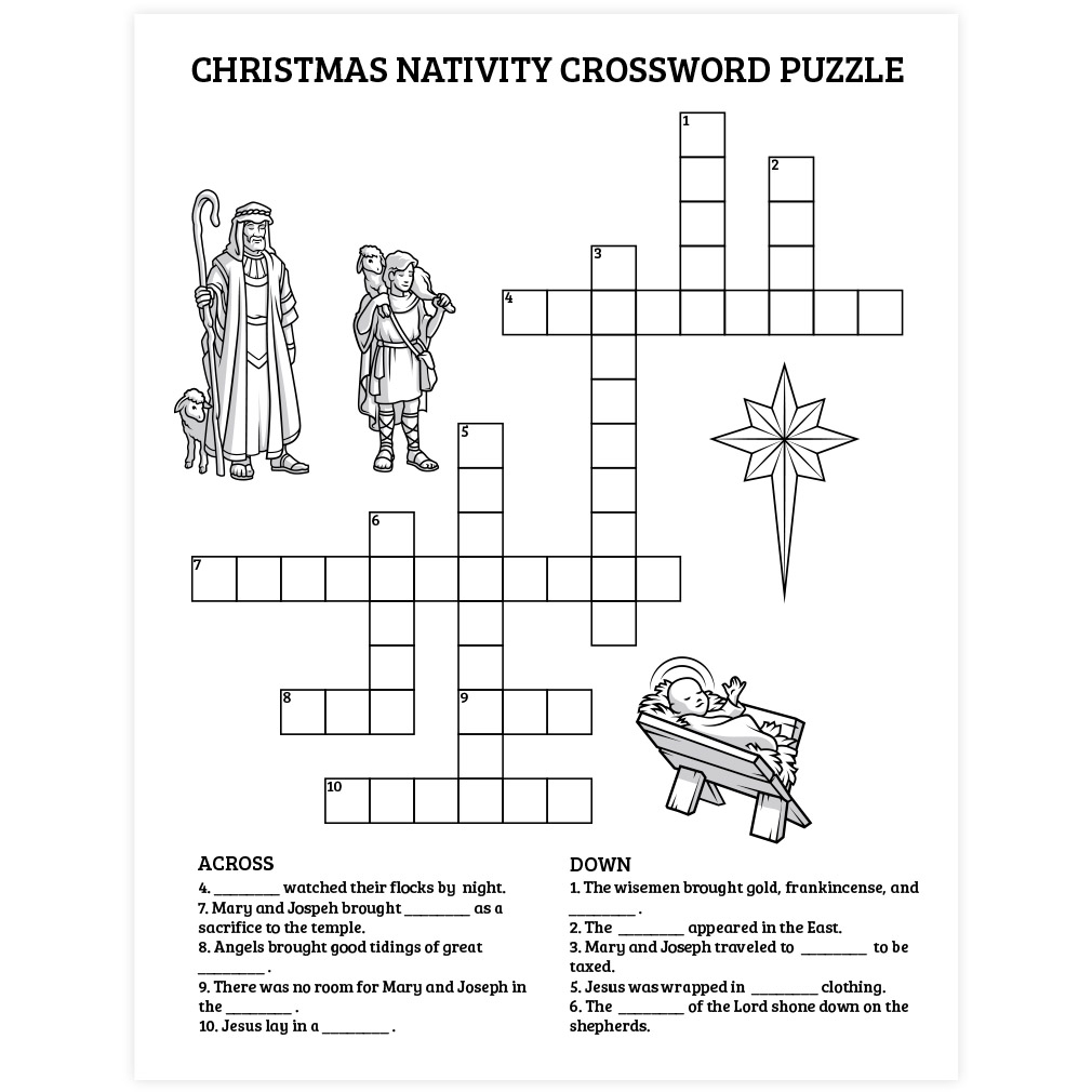 Christian Crossword Puzzles Free Printable