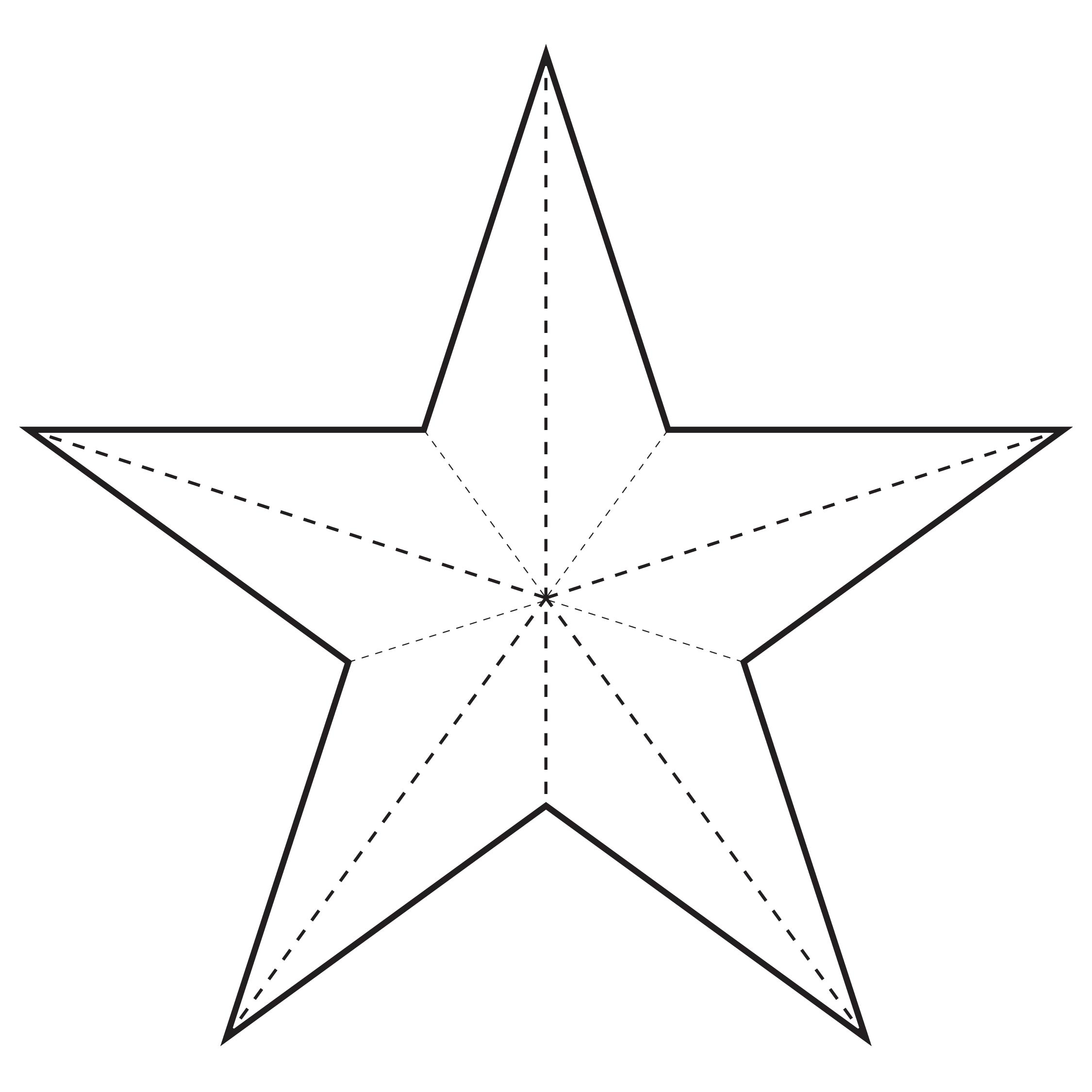 Christmas Star Printable Template