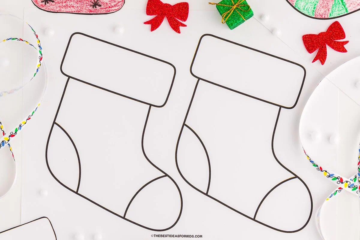 Stocking Template Free Printable