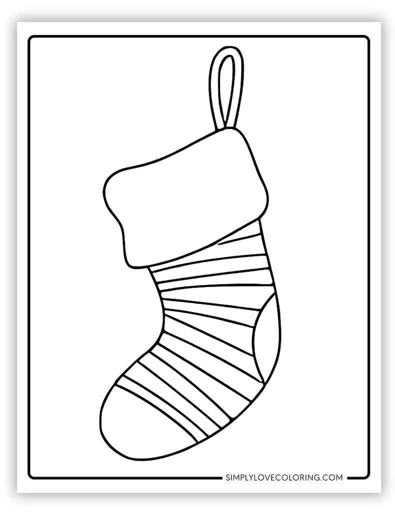 Christmas Stocking Templates Free PDF Printables Simply Love 