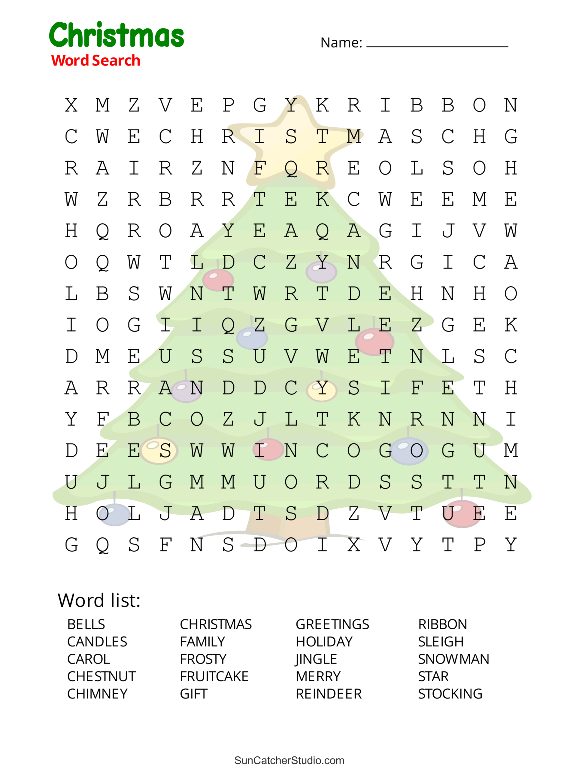 Printable Christmas Puzzles For Adults