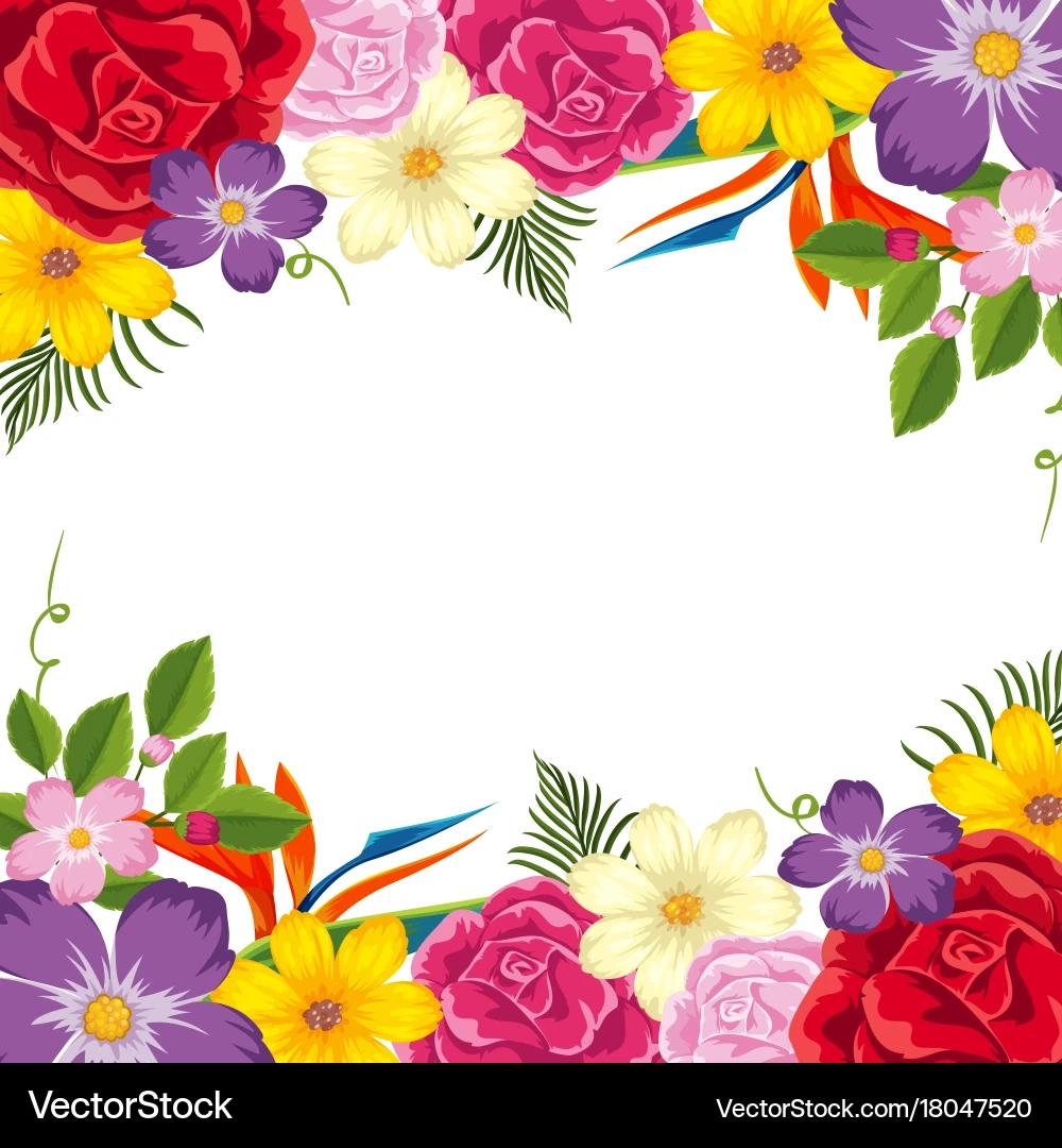 Images Of Flower Borders Printable