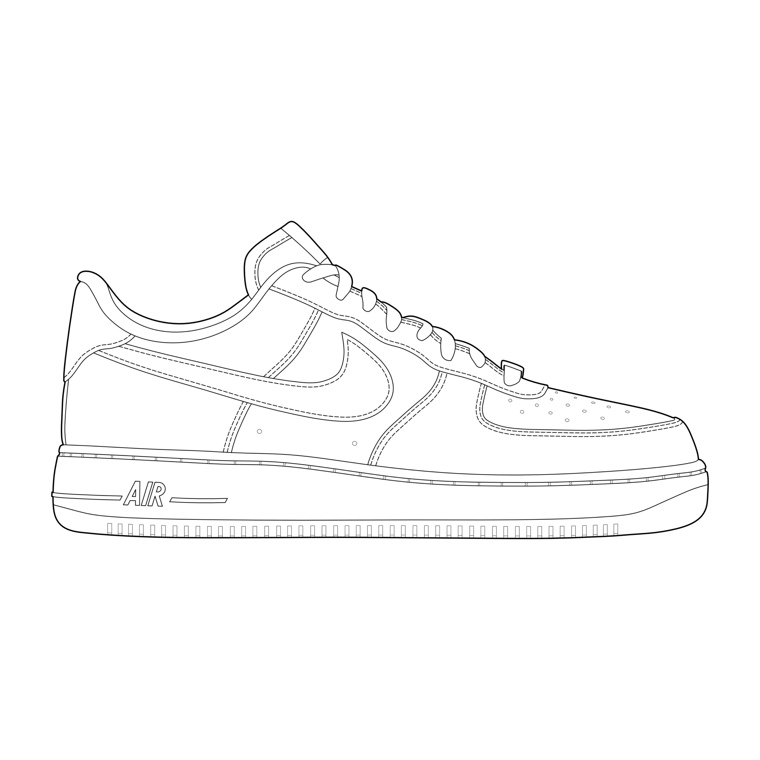 Colorway Template Air Force 1 Pioneer Design Lab