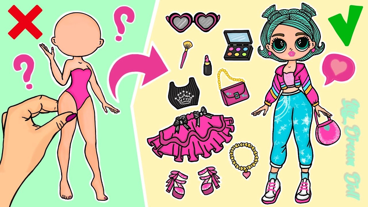 Free Printable Lol Paper Dolls