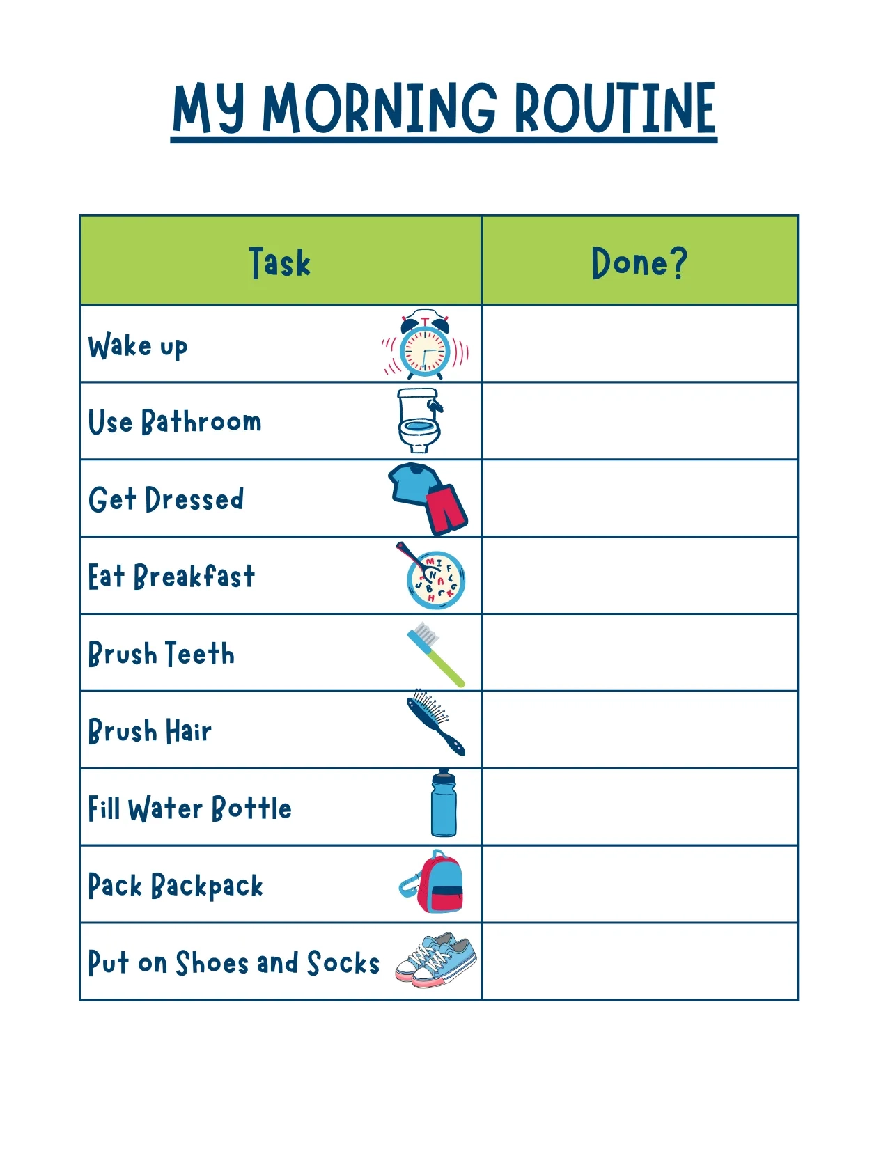 Creating A Stress Free Morning Routine For Autistic Children