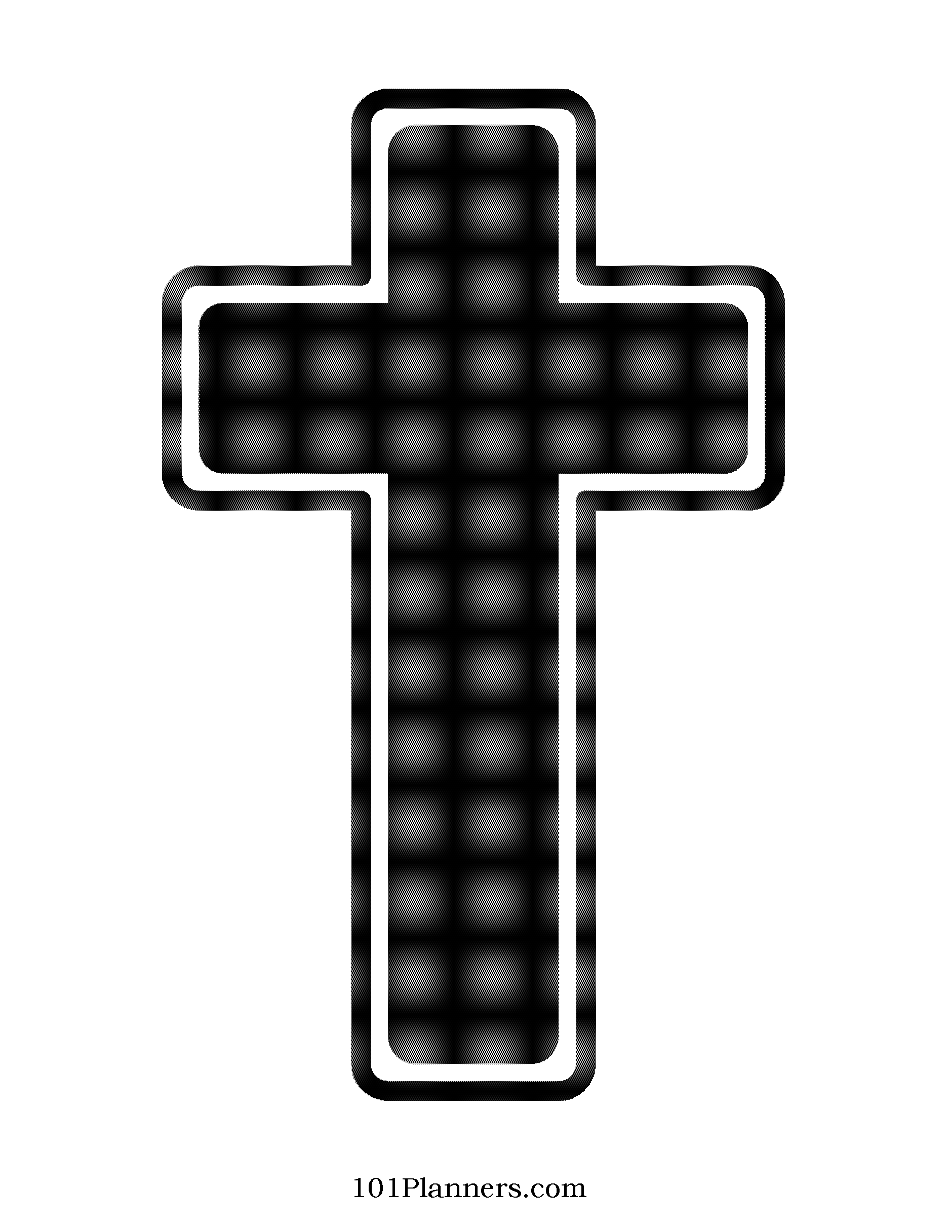 Printable Cross Template
