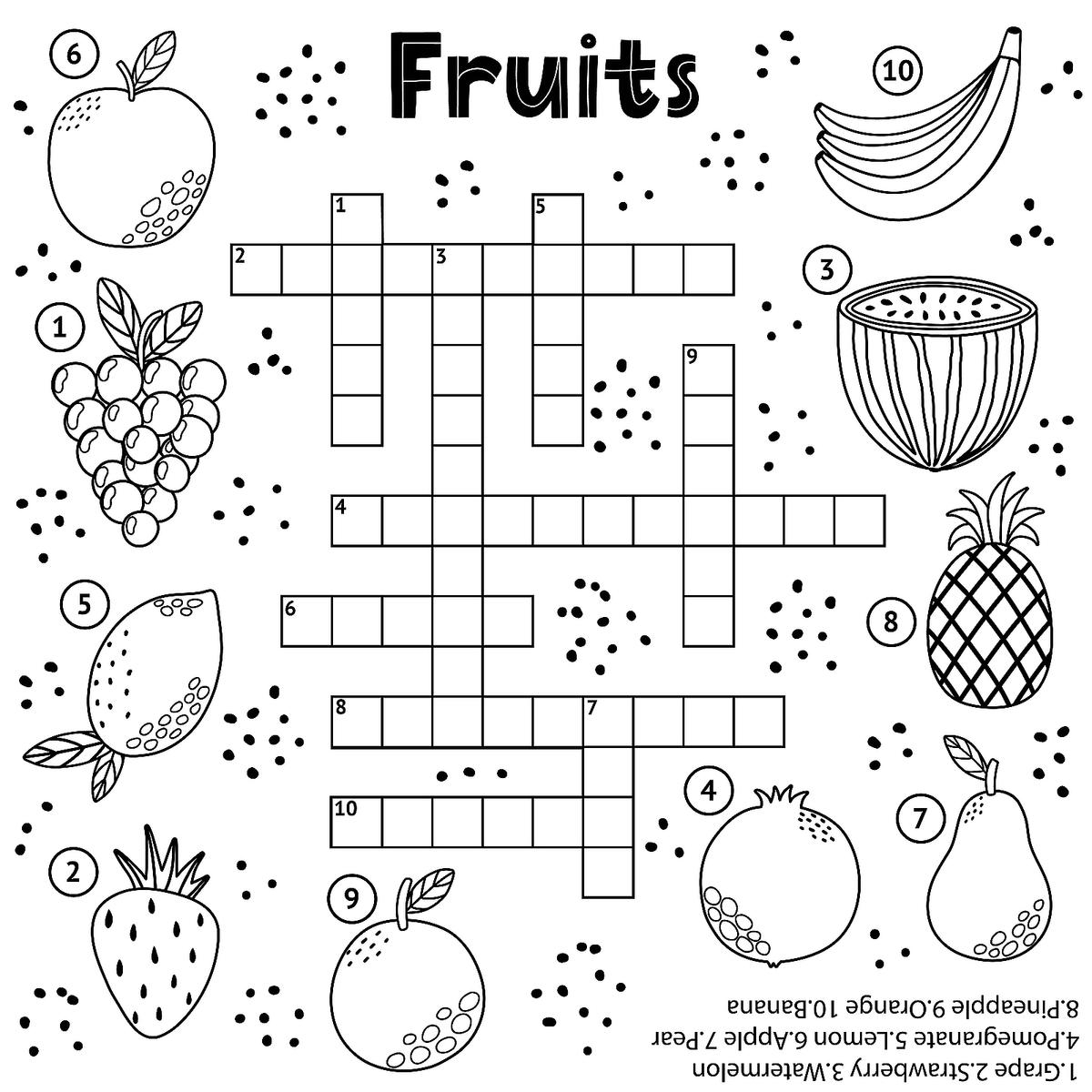Free Printable Picture Crossword Puzzles