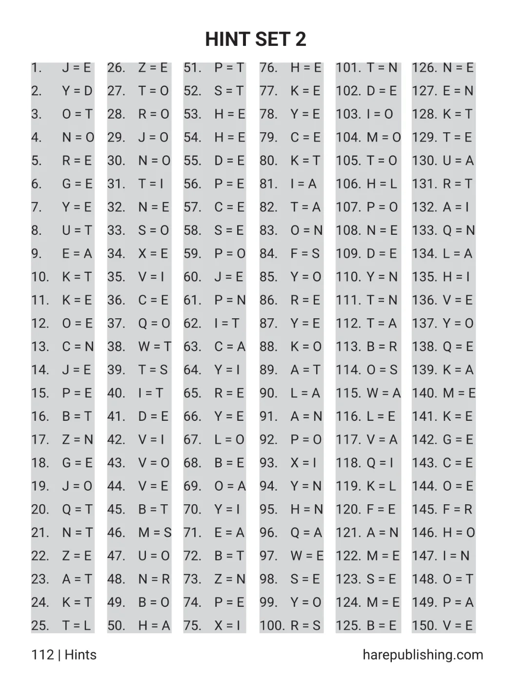 Printable Cryptogram Puzzles For Adults