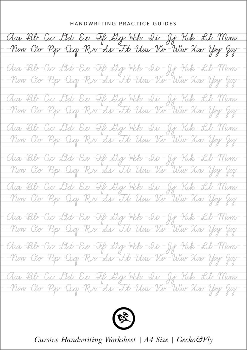Cursive Writing Practice Book Basic Strokes Handwriting Practice 